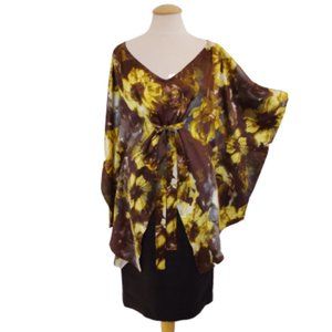 Handmade Surplus Side Satin Top NEW- Sz. Med